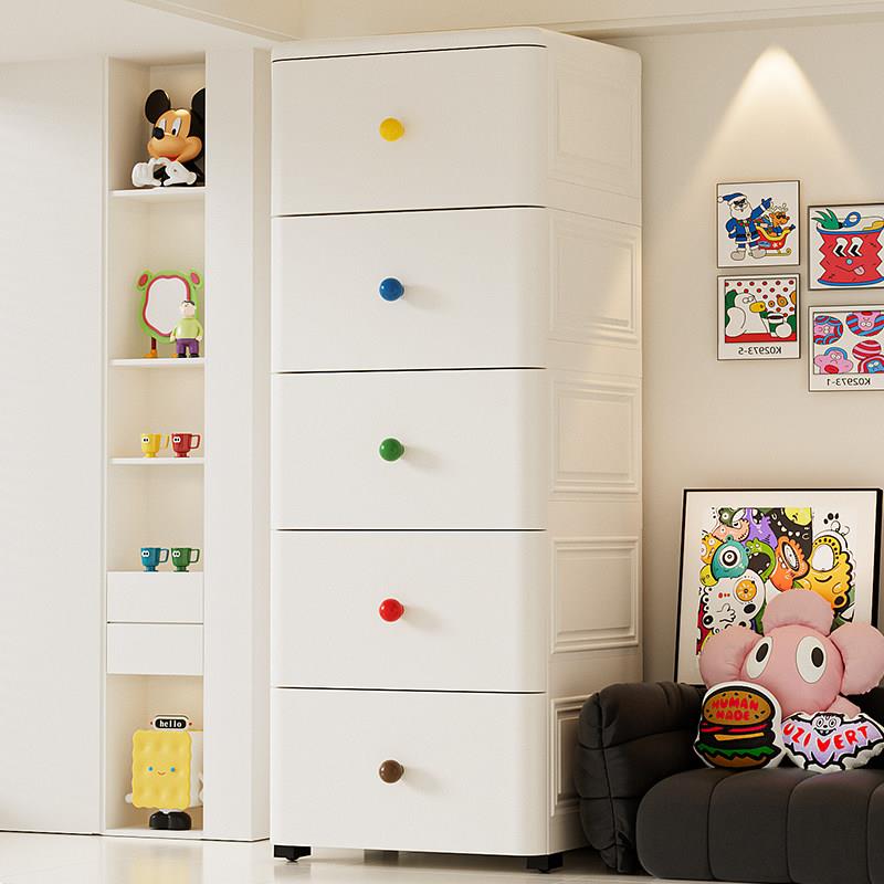 收纳柜抽屉式置物柜家用宝宝衣柜婴儿童衣服杂物储物五斗柜床头柜