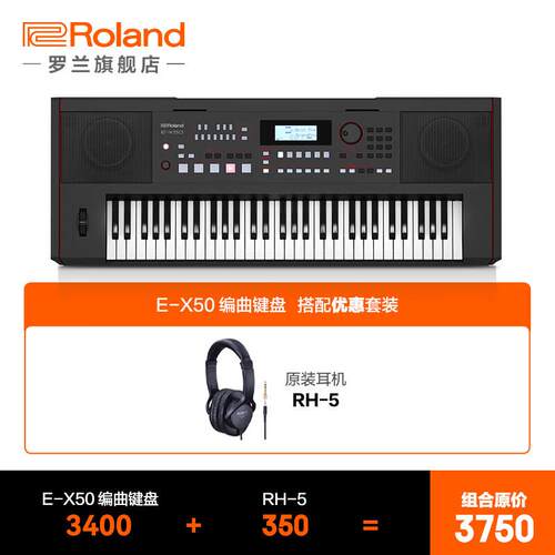 罗兰（Roland）E-X50 编曲电子琴专业舞台演出 成人演奏61键带自