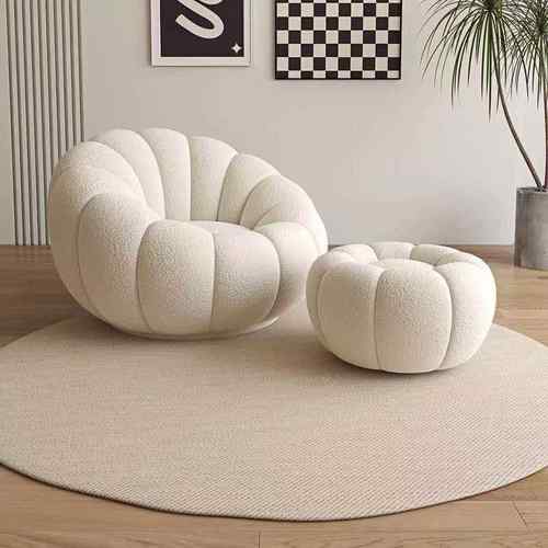 懒人沙发子南椅单奶油网红豆袋客人厅卧室EER瓜小户型阳台榻榻米