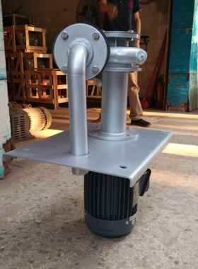 管寸径MXV立式不锈钢耐酸碱防腐蚀污水液下泵10HP3带L弯管配过滤