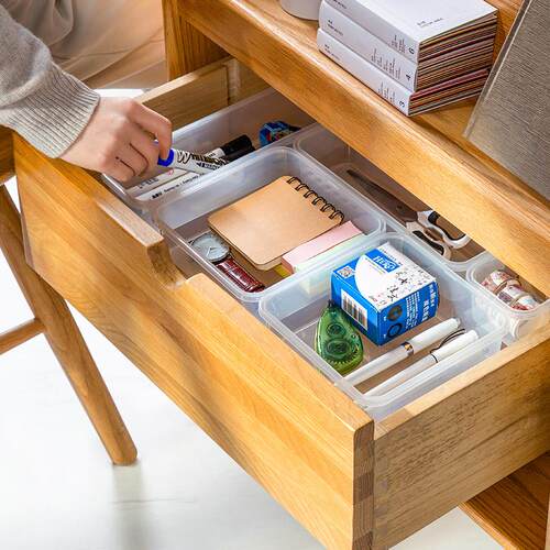 Storage box for office supplies, partition box for kitchen u