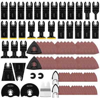 95pcs混合万用宝锯片套装摆动锯片电动工具配件切割铁钉铝板铁皮