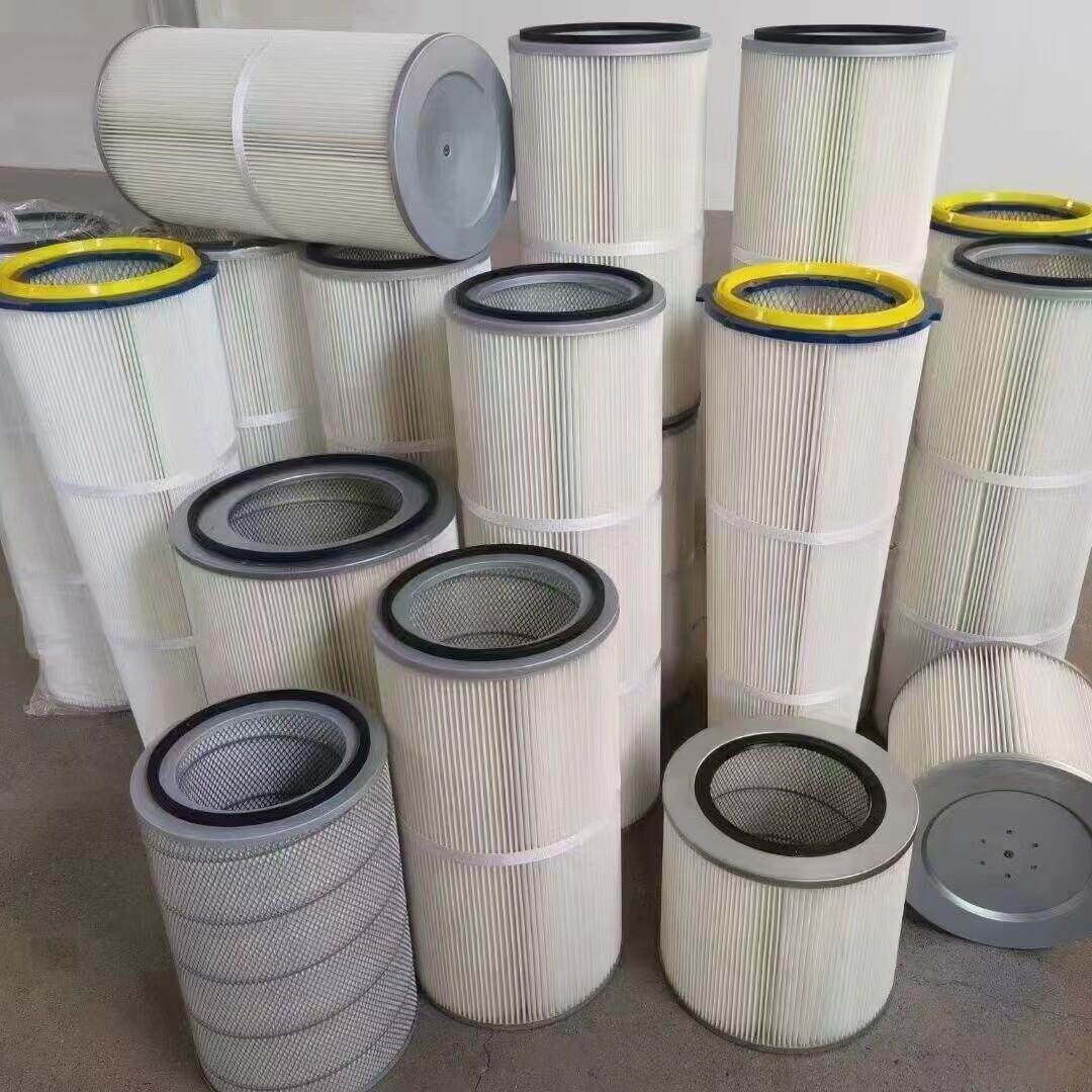 除尘滤筒32*66搅拌站除尘器滤芯仓顶塑料骨架除尘滤芯 粉末滤芯