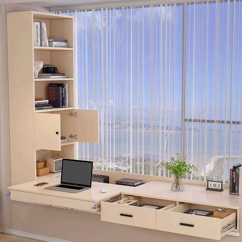 飘窗柜阳台窗柜书柜储物柜窗台抽屉式置物柜收纳书桌一体,住宅家具,飘窗柜,淘宝优惠券,粉丝福利购,淘宝优惠卷