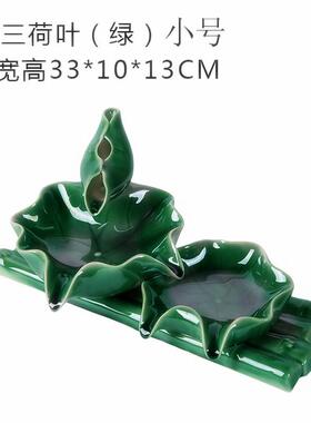 高档陶瓷自动循环流水培泉鱼盆鱼缸增氧过造滤器装室内喷瀑布饰景