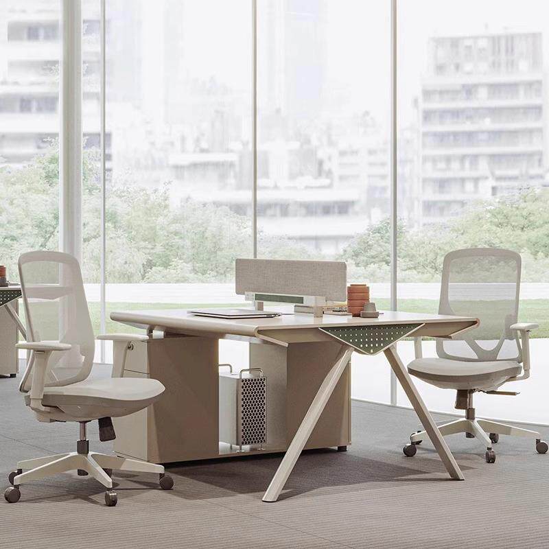 职员办公桌员工位四六人位双人两人卡座4人6人职工办公室桌椅组合