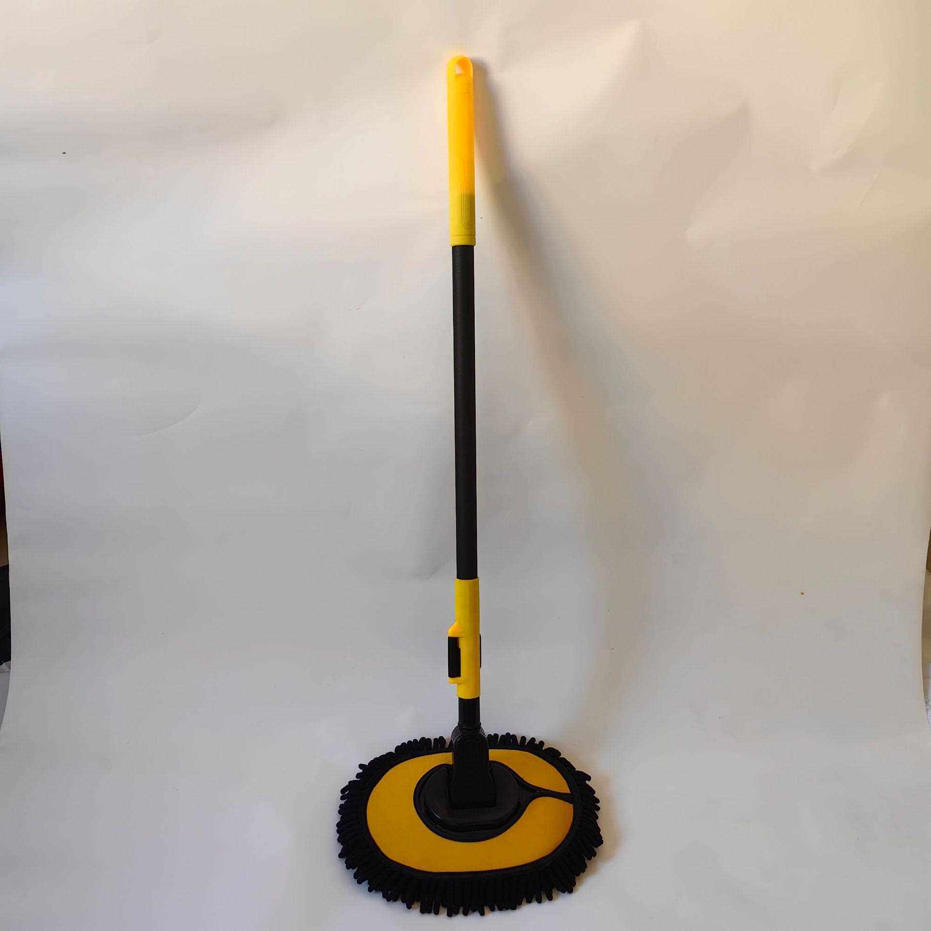 雪尼尔汽车掸子可伸缩软毛刷擦车工具洗车拖把1.4米双节伸缩款