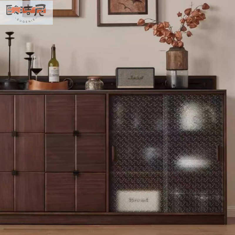 欧洁尼实木岩板餐边柜一体储物柜现代简约客厅玄关收纳柜茶水柜,住宅家具,餐边柜,淘宝优惠券,粉丝福利购,淘宝优惠卷