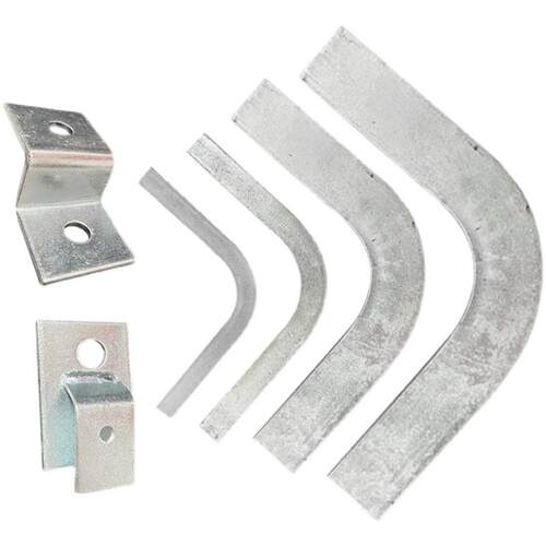 50*5扁铁成品90度弯头40*4国标热浸镀锌扁铁直角弯头接地扁铁水平