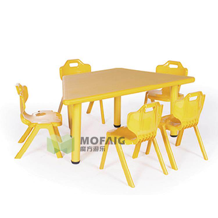 育塑料豪华CAA型幼儿梯形幼才儿园课桌桌儿童升学习桌降儿童桌