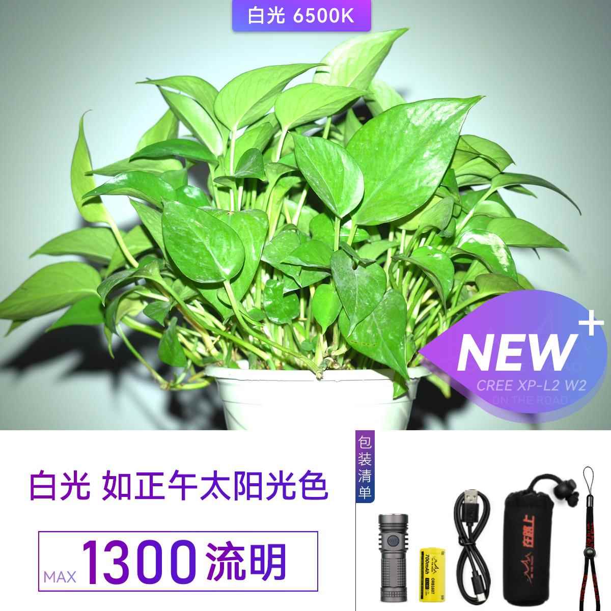 高档路在上M3 P光RO-2迷你强USB手电筒可防身充电小手电筒户外防