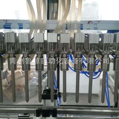 生产厂家酱油醋灌装机 下潜式消泡灌装机 圆瓶贴标机 自动封口机