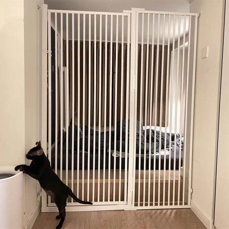 宠物栅栏防拦挡猫咪狗狗门栏栅栏隔离网栏杆护栏隔断室内防跳笼子