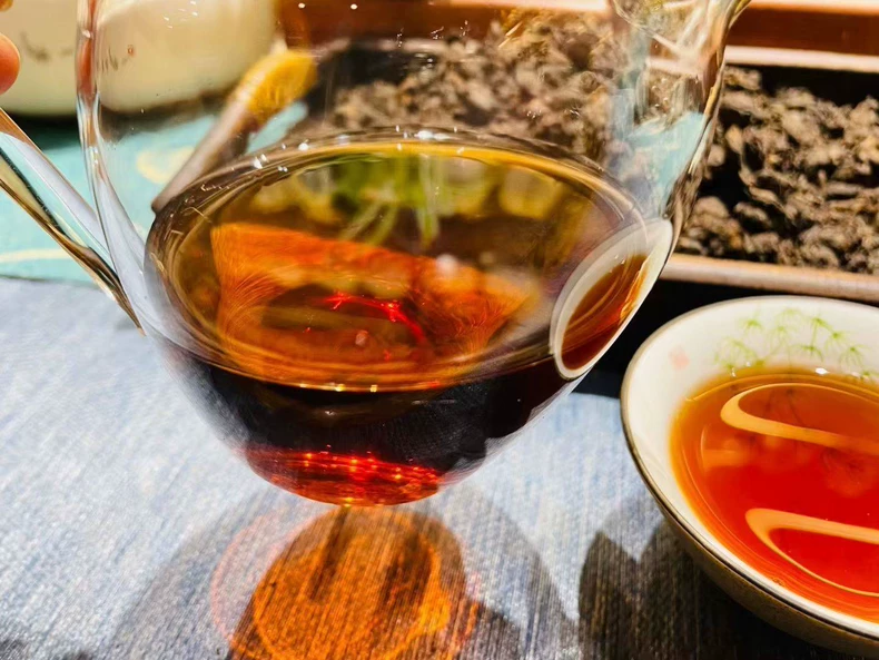 1斤2009年老茶頭古樹茶頭老茶頭普洱熟茶散茶包郵 普洱茶 BUASHOP普洱老茶