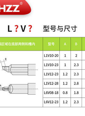 28 23通用烙铁  l1v10-l1v12-焊锡头l6v12l1v08头2318unix-尼- 优