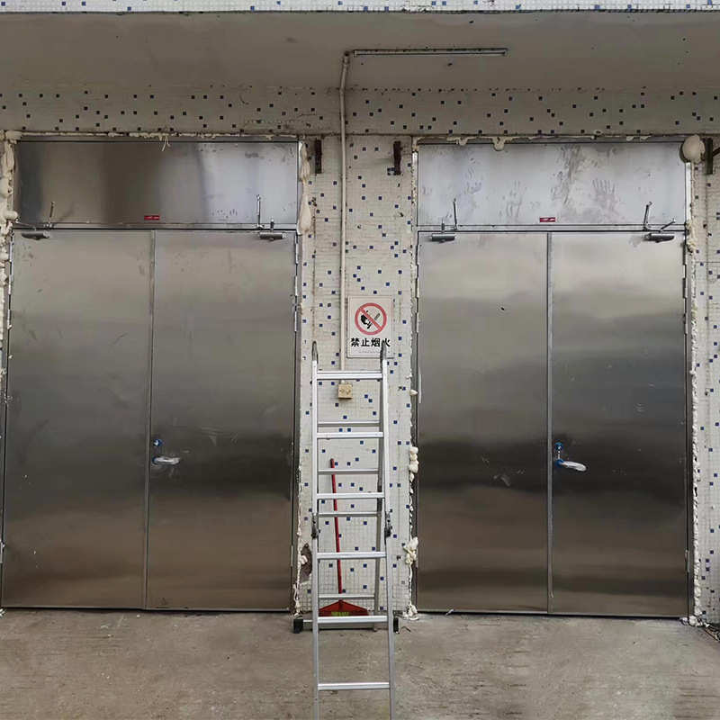 不锈钢防火门定制工程楼消防通道不锈钢全板防火隔热全板门消防门