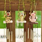 Garden Outdoors Decor Pendant Swing Cute Animal Windchimes