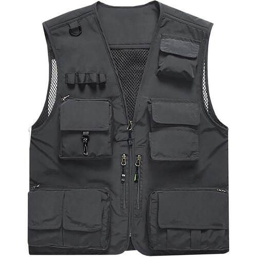 R 12147 Multi Pocket Fishing Photography Vest 多口袋钓鱼马甲