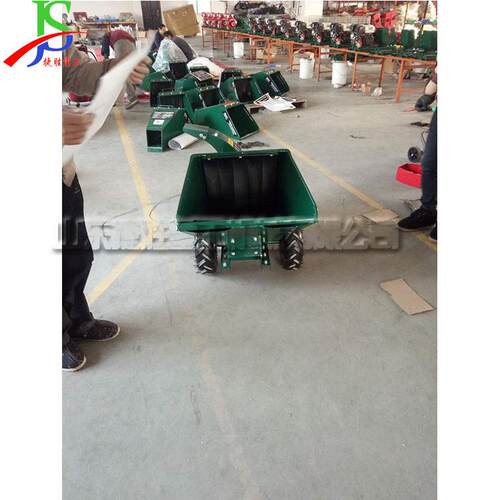 小型树枝粉碎机 树叶杂草农作物秸秆粉碎机 移动树枝树杈破碎机