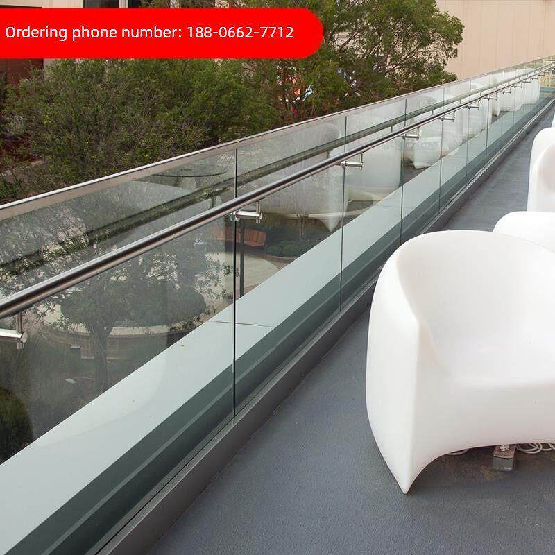 极简自安装铝合金楼梯扶手阳台玻璃护栏不锈钢室内家庭室外护栏