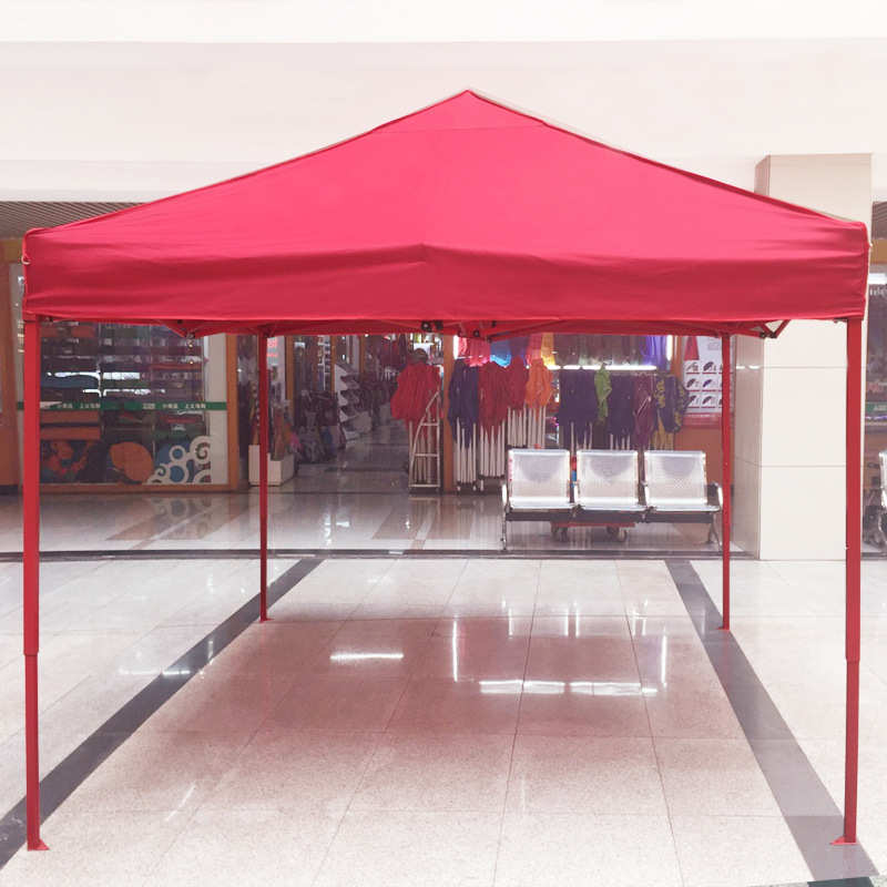 新款防积水帐篷红色高品质户外四脚帐篷遮阳棚展销凉蓬挡雨汽车篷