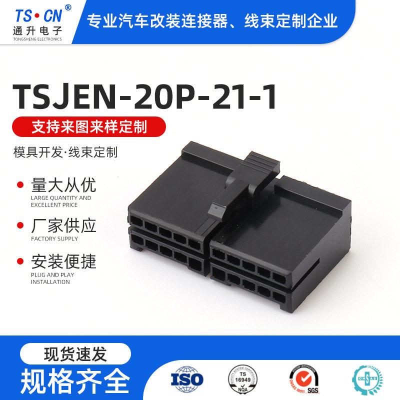 胶壳汽车防水接插件TSJEN-20P-21-1汽车连接器插头塑壳接插件