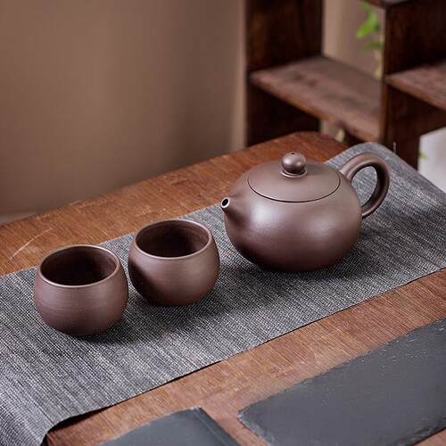 2025新款紫砂茶具套装茶杯泡茶壶大容量高端西施壶家用一壶四杯子