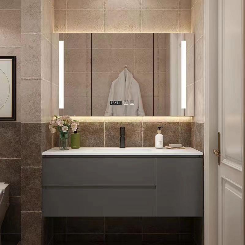 68cm78cm88cm98cm108cm118公分一体陶瓷盆浴室柜组合洗手洗脸卫浴