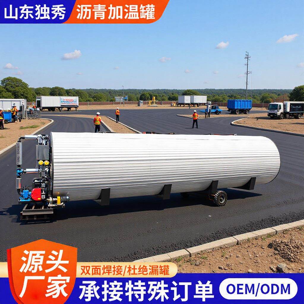 直热式沥青加温罐可定制罐容工业级市政修路道路施工沥青加温罐