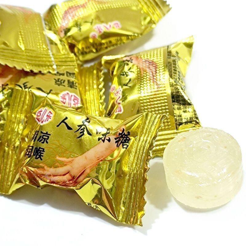 益儿乐人参味糖果老牌子硬糖清凉润喉散装糖果招待小零食休闲 糖
