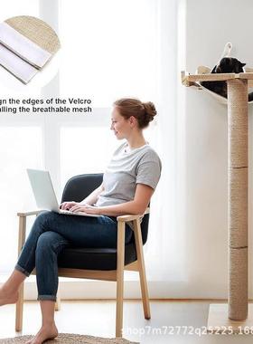 现质具猫抓柱实木一货体通VDV木天柱猫爬架不占地太空舱猫窝玩猫