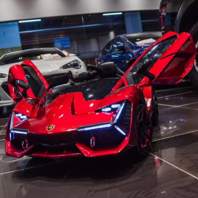 高档儿孩童电动车四轮带遥控宝宝电动车小玩具车可汽坐摇人摆童车