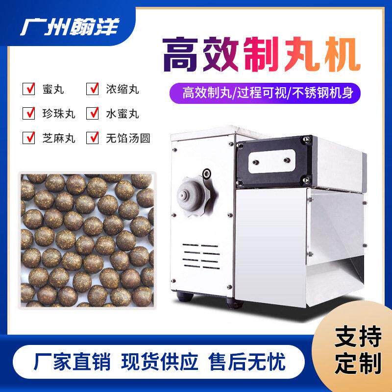广州翰洋山楂丸制丸机水蜜丸制丸机中成全自动制丸设备