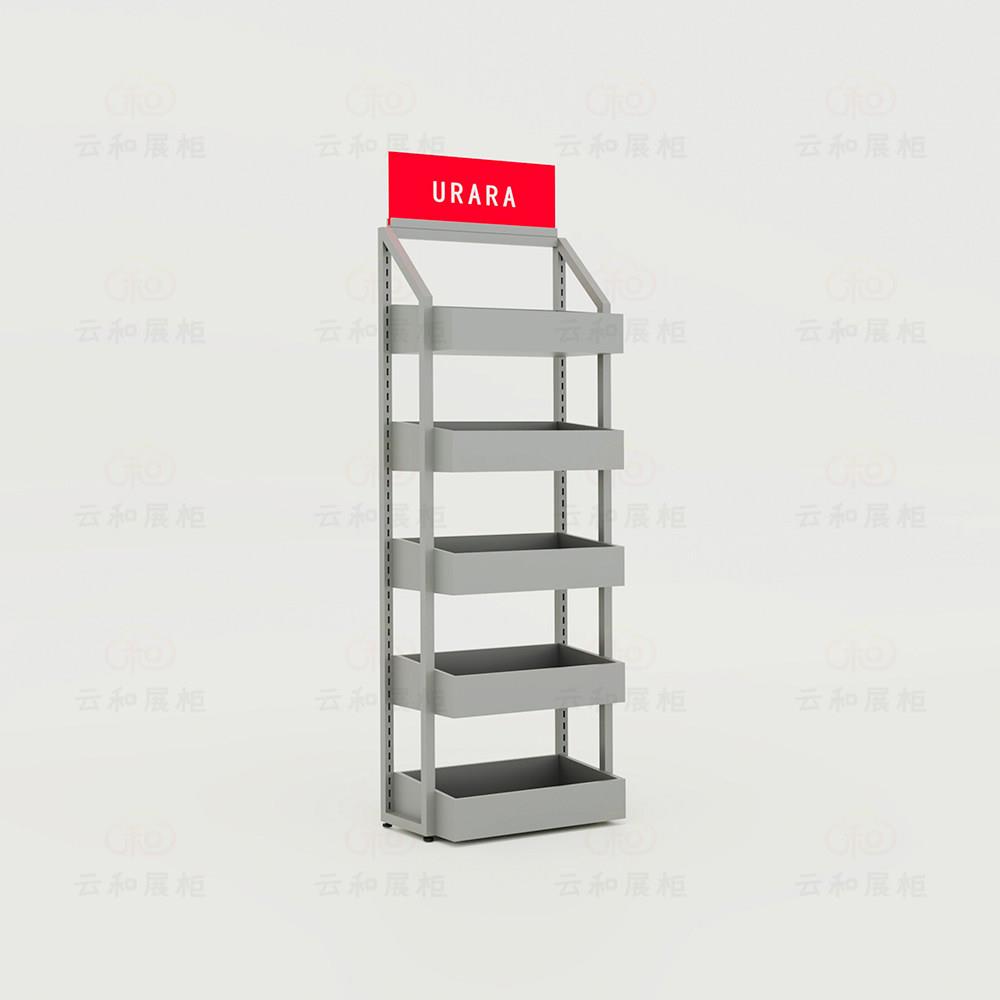 促销架子展示架多层商用堆头小货架活动饮料简易展示柜产品陈列柜