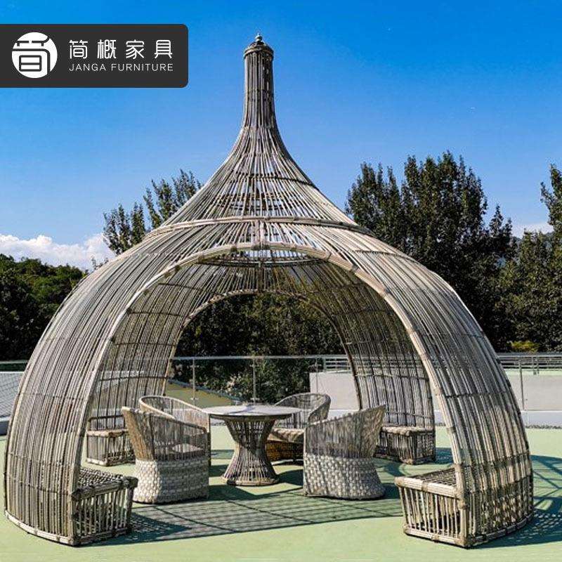 户外花架民宿酒店天空之城葡萄架庭院露台网红打卡花园城堡凉亭