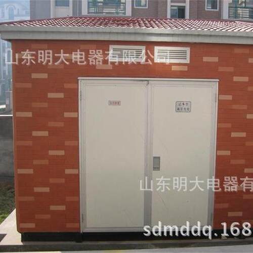 小区居民箱式变电站630kVA160kVA磨花板复合板箱变欧式变压器