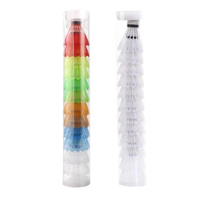 12pcs Plastic Badminton Shuttlecock Lightweight Badminton fo