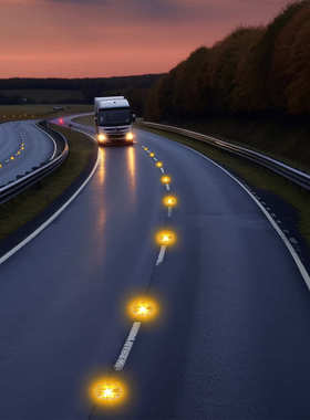 警示灯灯灯道钉热销地太阳能埋直径143压铸亮化圆形交通铝