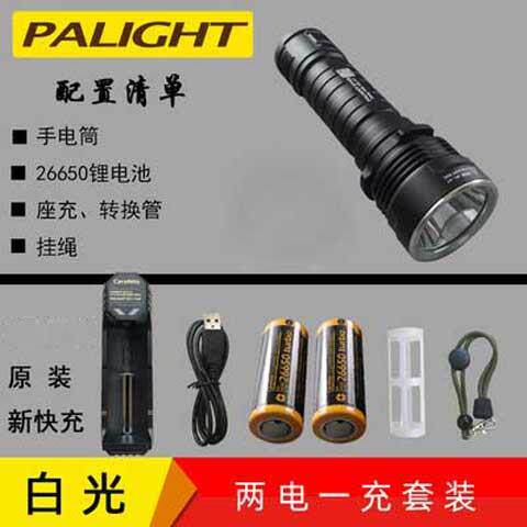高档霸光2665强光手电筒0ELD可充电远照户家用超亮骑行防水A外8X9