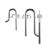 万引水草不锈钢进出水除油膜套装 草缸配件鱼缸过滤桶器去设备水管