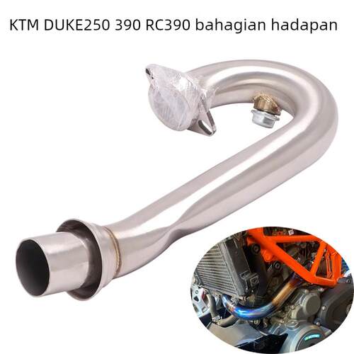 适用于摩托车 KTM DUKE250 390前段RC390去三元回压包中段17-21年