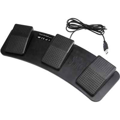 USB三位脚踏开关脚踏开关游戏脚踏开关FS3位直开关