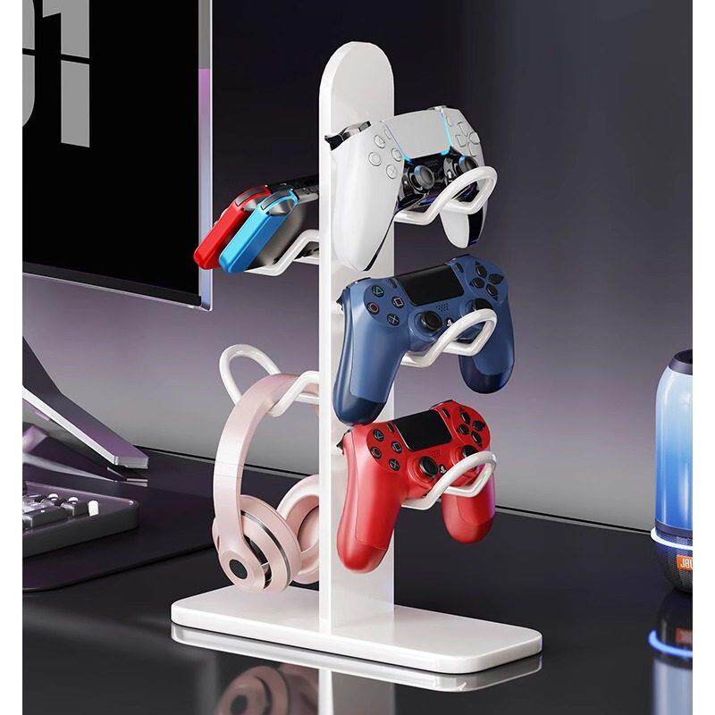 头戴式耳机支架游戏手柄收纳架挂架游戏机置物架多功能耳麦放置架
