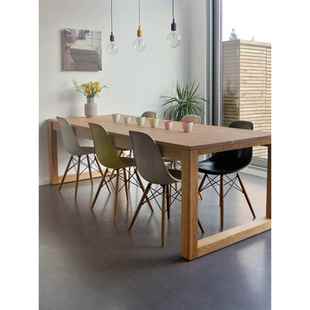 W6oft实木议桌会长桌现代简约洽hyz2288谈桌新中式 全职工作台办公