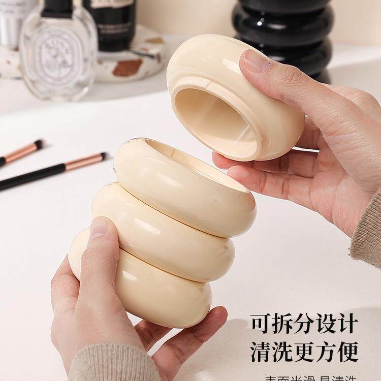 PJU化妆刷纳筒头梳粉刷子收纳收盒高容颜值多件功能笔筒摆设计感