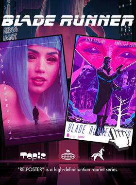 Blade Runner银翼杀手2049异形科幻电影海报装饰画有框家装收藏级
