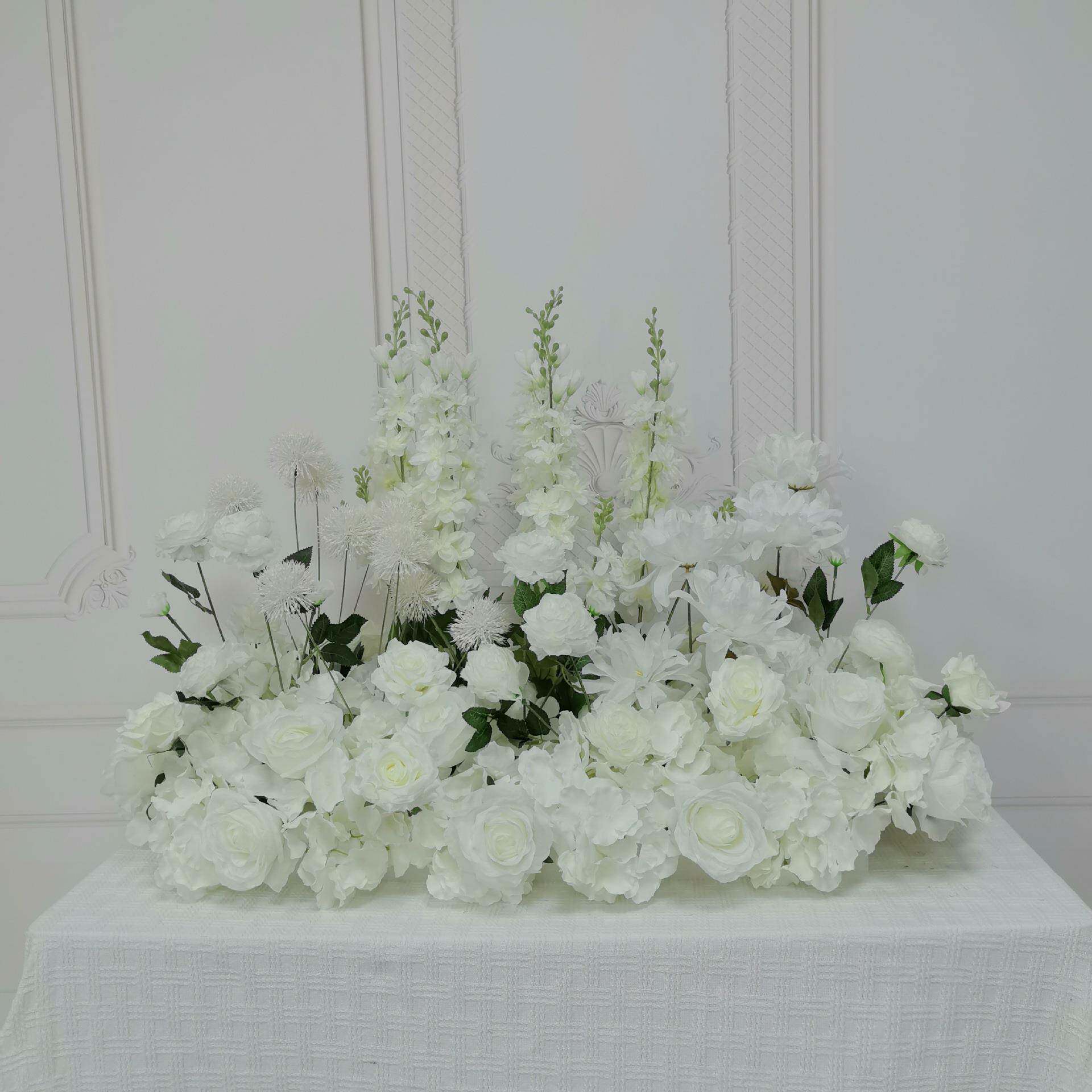 婚庆用品假花婚礼地排路引花装饰绢花仿真花艺摆件