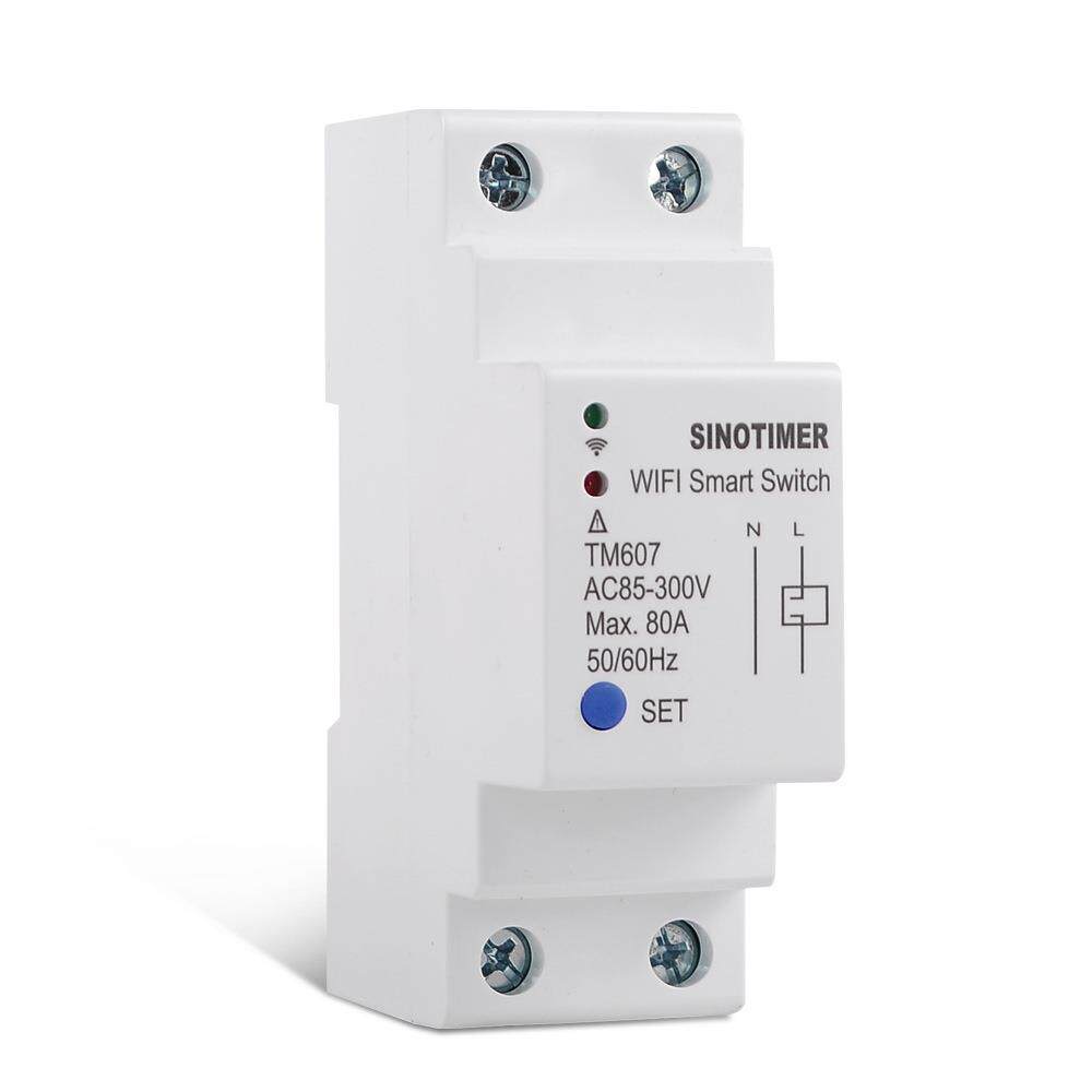 智能WiFi定时器手机涂鸦APP家用导轨远程控制定时开关80A85-300V