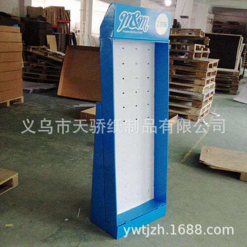 各种挂钩式纸展架纸货架饰品纸陈列架落地硬纸板挂钩展架可折叠