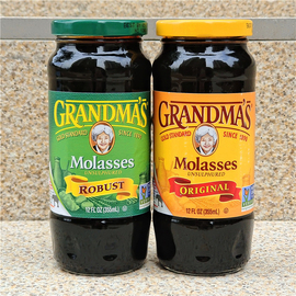 美国经典原味黑糖蜜浓缩糖浆奶茶店用烘焙姜饼GRANDMAS MOLASSES